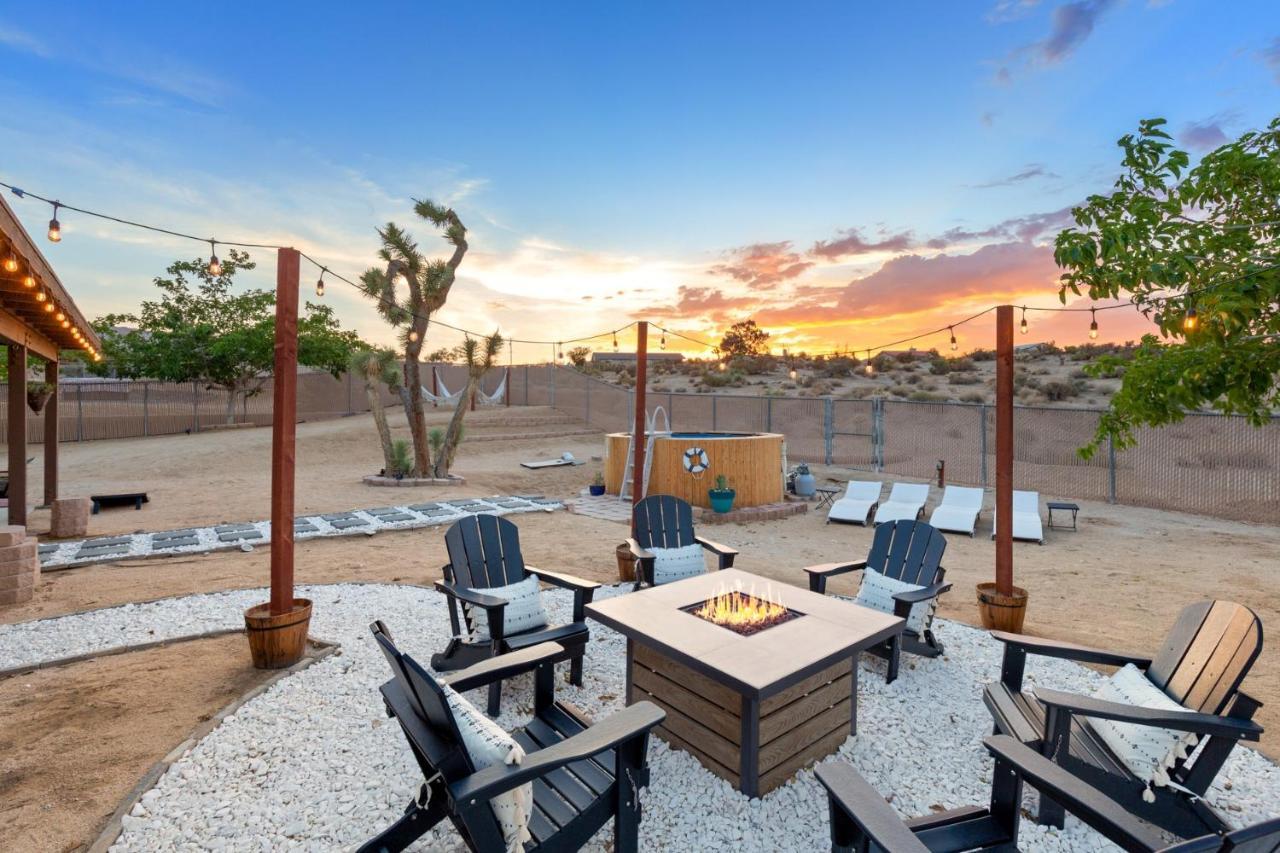 Alana House - Pool, Hot Tub, Bbq, Fire Pit And Walk To Hikes! Home 约书亚树 外观 照片