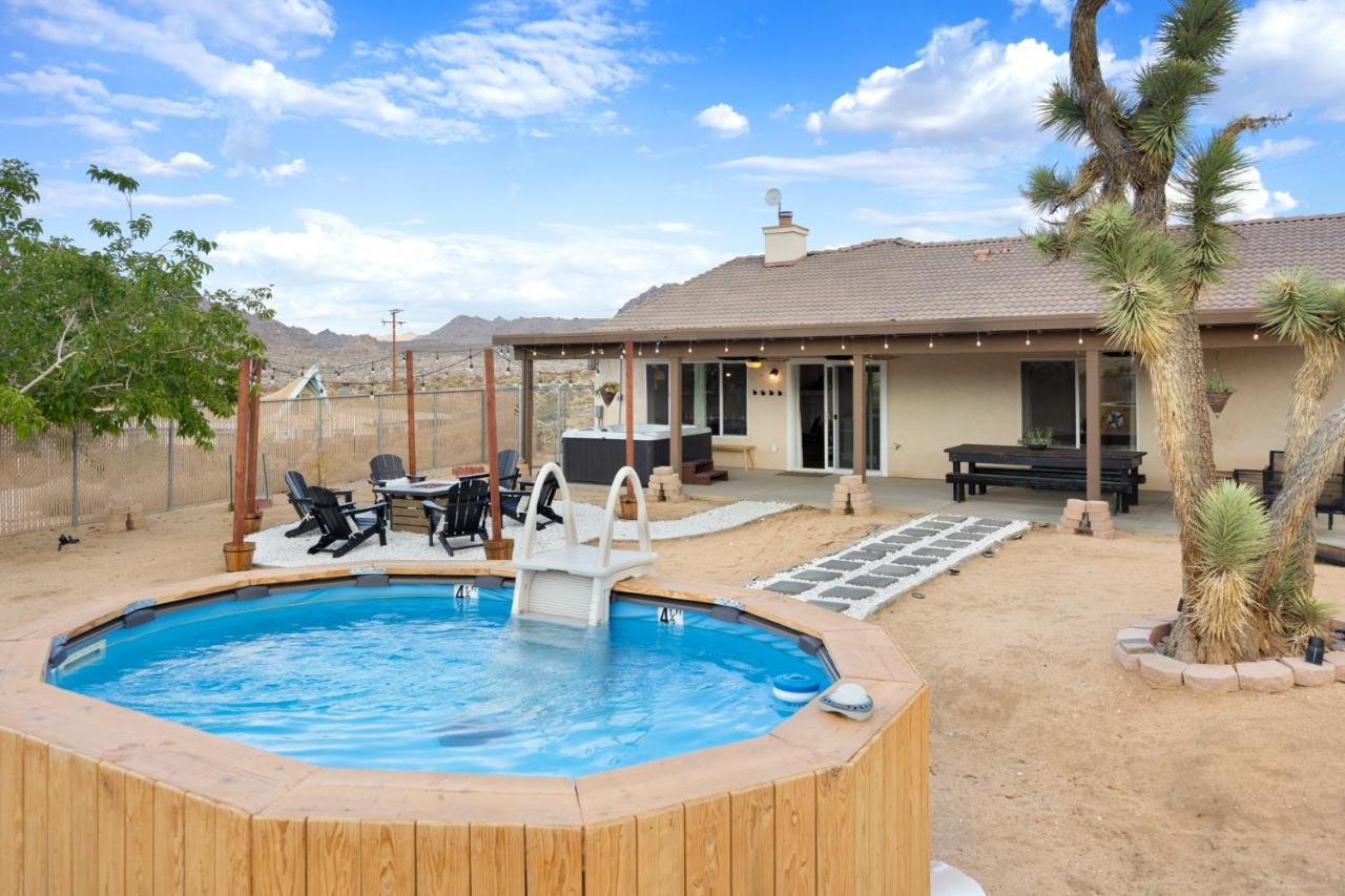 Alana House - Pool, Hot Tub, Bbq, Fire Pit And Walk To Hikes! Home 约书亚树 外观 照片