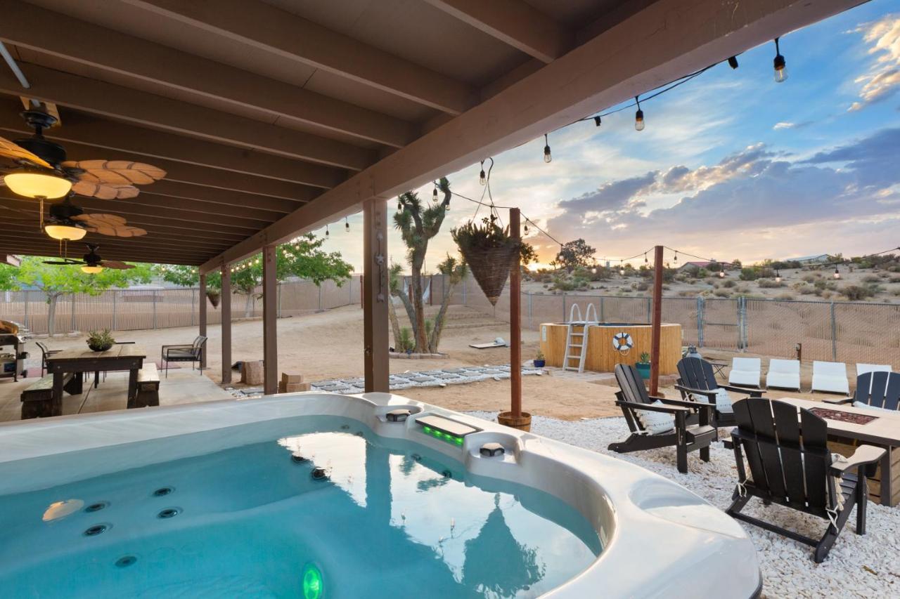 Alana House - Pool, Hot Tub, Bbq, Fire Pit And Walk To Hikes! Home 约书亚树 外观 照片