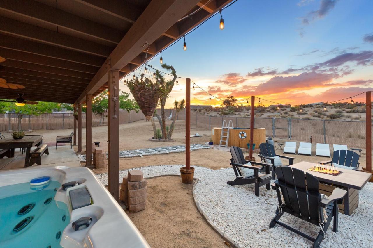 Alana House - Pool, Hot Tub, Bbq, Fire Pit And Walk To Hikes! Home 约书亚树 外观 照片