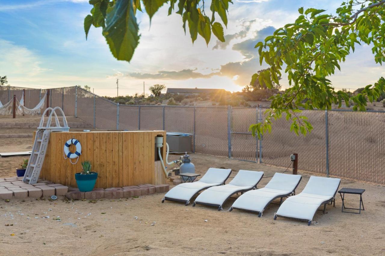 Alana House - Pool, Hot Tub, Bbq, Fire Pit And Walk To Hikes! Home 约书亚树 外观 照片
